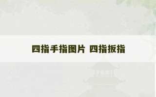 四指手指图片 四指扳指