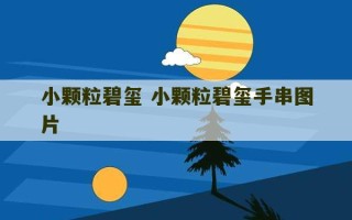 小颗粒碧玺 小颗粒碧玺手串图片