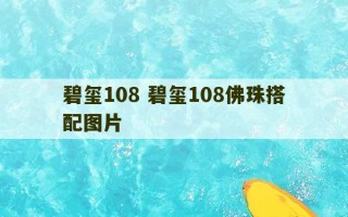 碧玺108 碧玺108佛珠搭配图片