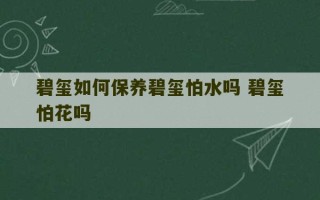 碧玺如何保养碧玺怕水吗 碧玺怕花吗