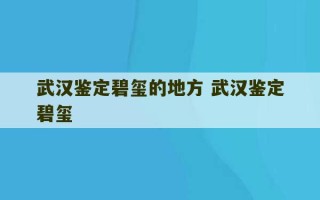 武汉鉴定碧玺的地方 武汉鉴定碧玺