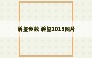 碧玺参数 碧玺2018图片