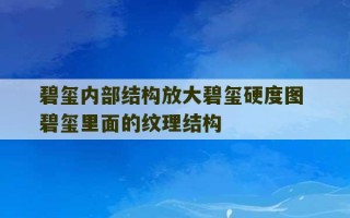 碧玺内部结构放大碧玺硬度图 碧玺里面的纹理结构