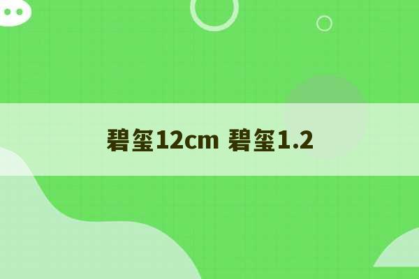 碧玺12cm 碧玺1.2-第1张图片-文玩群