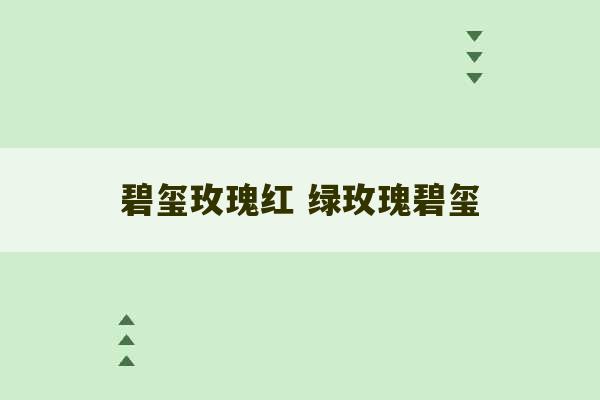 碧玺玫瑰红 绿玫瑰碧玺-第1张图片-文玩群